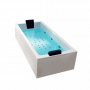 Акриловая ванна отдельностоящая гидромассажная Treesse QUADRA 181